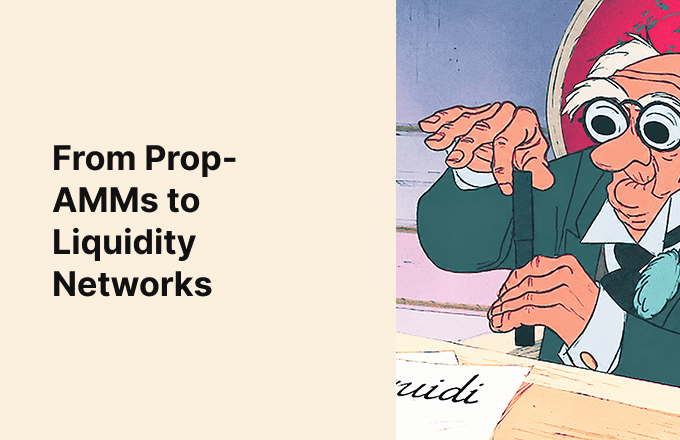 From Prop-AMMs to Liquidity Networks