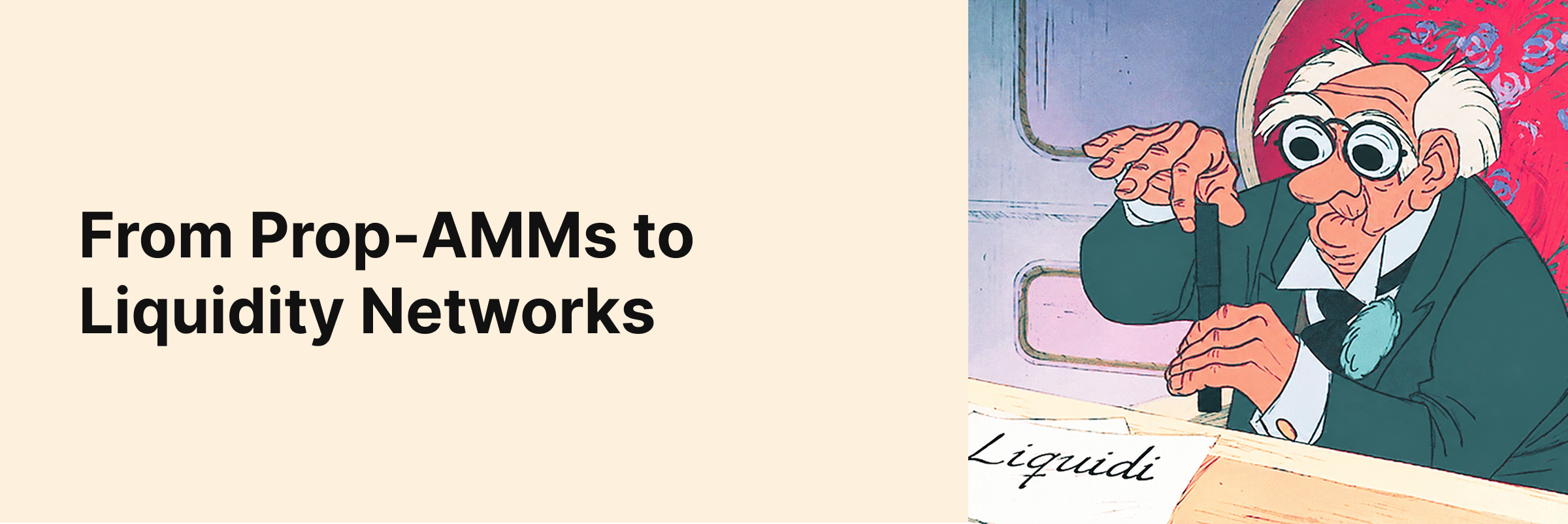 From Prop-AMMs to Liquidity Networks